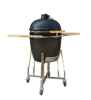 На открытом воздухе уголь керамическое Kamado жарит нержавеющую сталь цвета черноты 22 дюймов